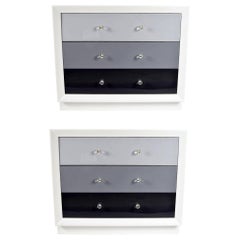 Pair of Chests by John Stuart Newly Lacquered