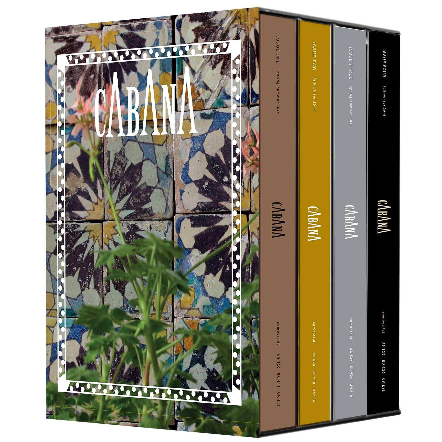 Collector's Limited Edition Box Set with Issues 1, 2, 3 and 4 of Cabana Magazine For Sale