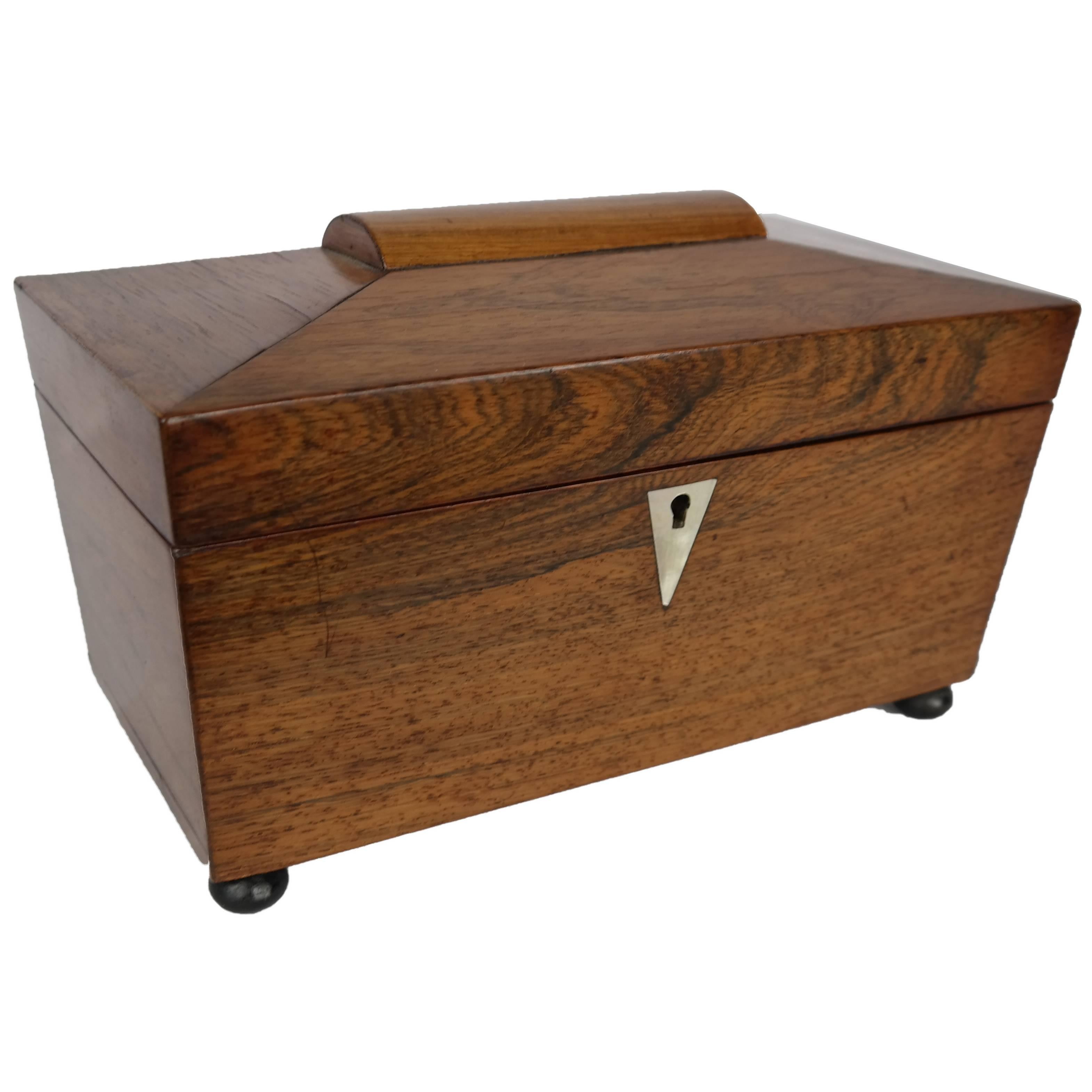 Walnut Tea Caddy