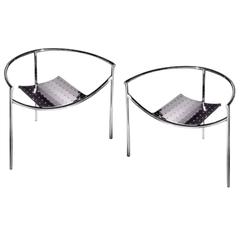 Pair of "Dr Sonderbar" Armchairs by Philippe Starck