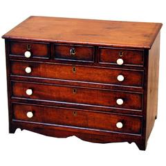 Antique Miniature Mahogany Chest of Drawers