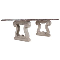 20th Century Marble Dining Table 5