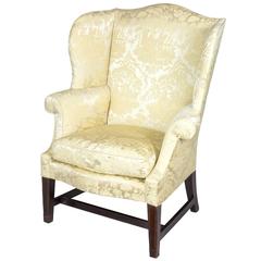 Small Hepplewhite Inlaid Mahogany Wing Chair, Philadelphia, Israel Sack 4