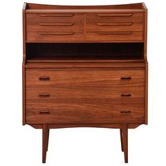 Vintage Danish Modern Secretary Desk