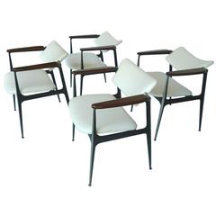 Shelby Williams Gazelle Chairs, Set of Four