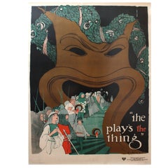 Original Vintage 1915 Theatre Poster for The YWCA Entitled The Play's The Thing