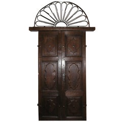 Used Walnut Entry Door