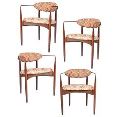 Four Dan Johnson Viscount Chairs