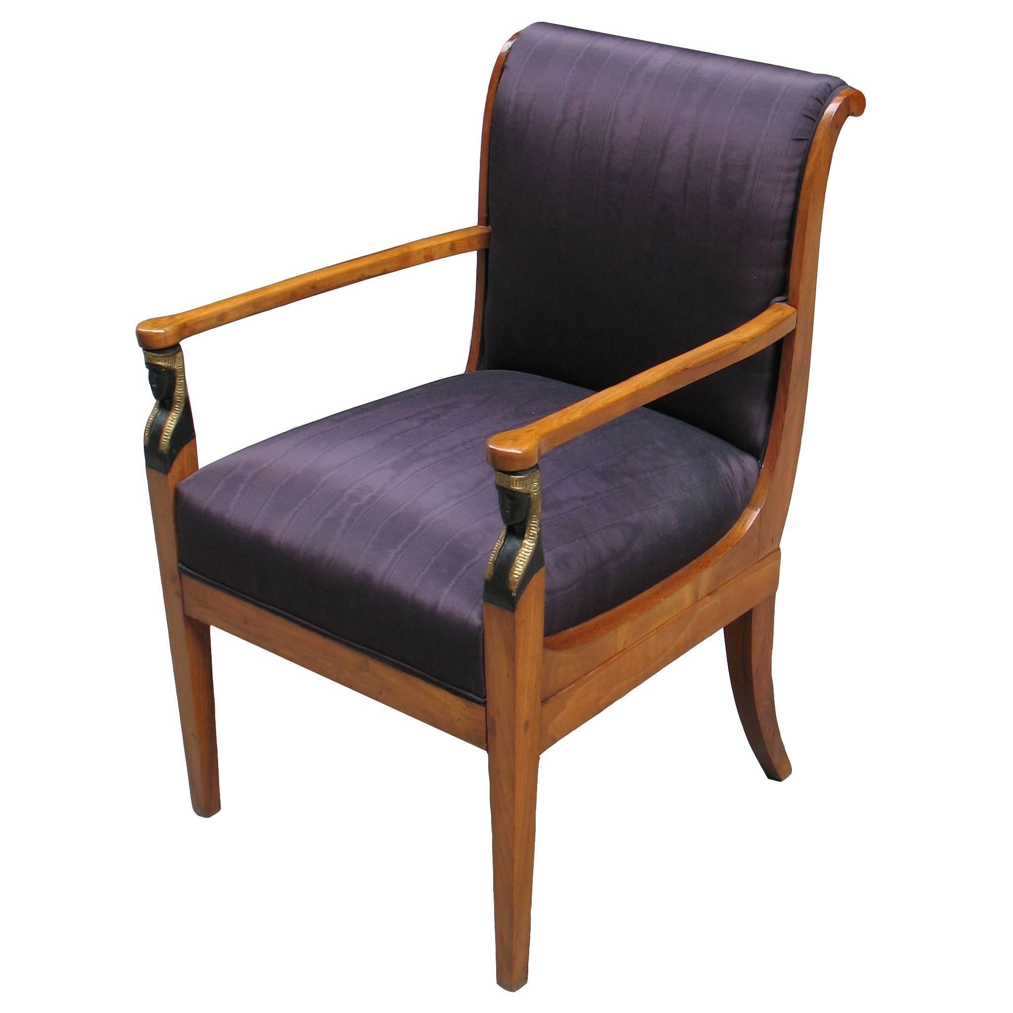 Exemplary South German Biedermeier Armchair