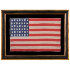 42 Star, American Parade Flag with Canted Stars