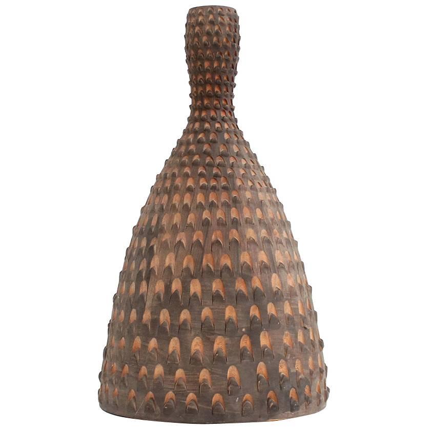 Italian Raymor Pinecone Pottery Vase