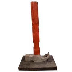 Folk Art Hammer Pulling a Nail