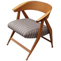 Rare Folding Chair by Gio Ponti, Fratelli Reguitti