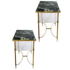 Maison Bagues Style Pair of Side Tables