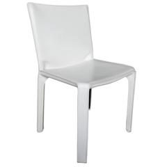 Cassina Cab Chair in White Leather