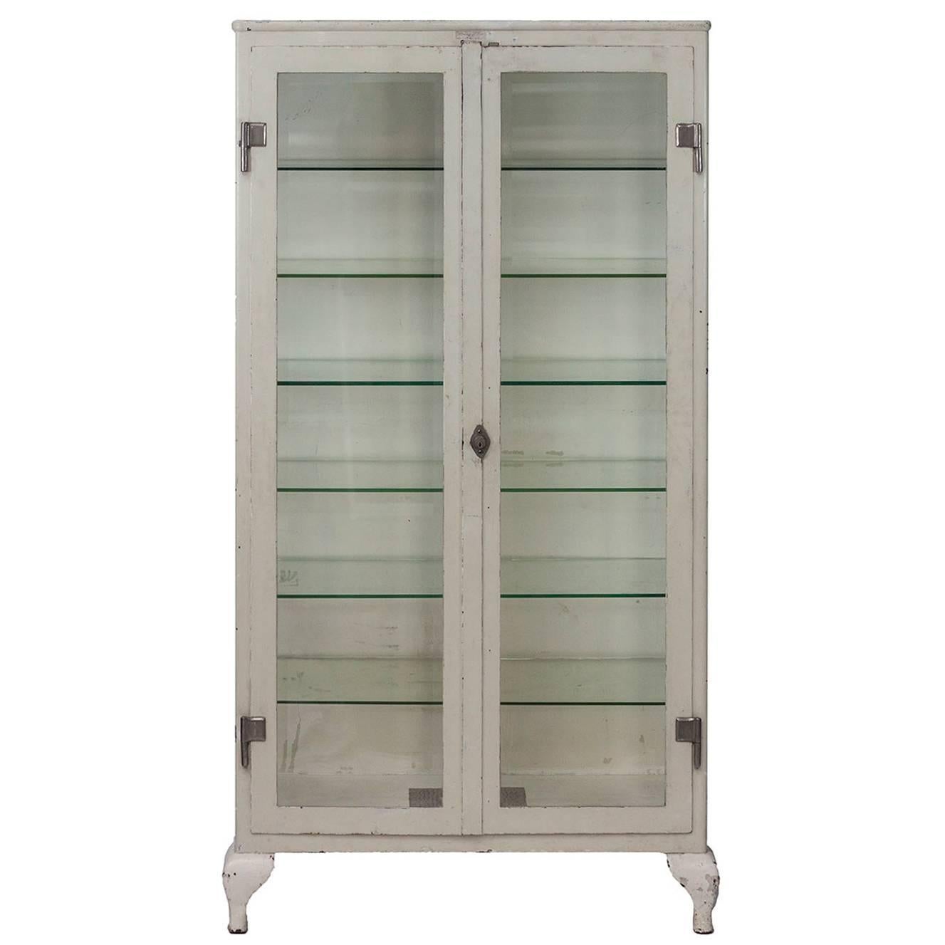 Vintage Industrial Storage Cabinet For Sale