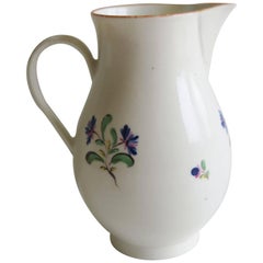 Late 18th Century Porcelain Caughley Sparrow-Beak Milk Jug English, Circa 1780