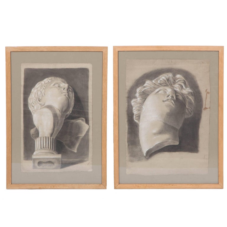 Framed Charcoal Drawings For Sale at 1stDibs