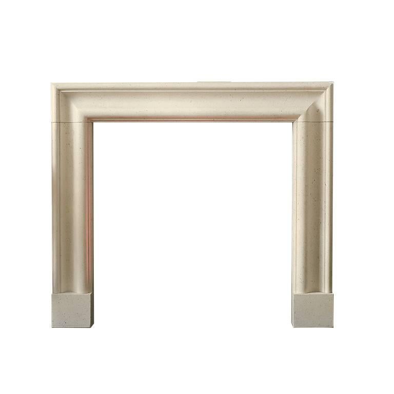 Contemporary Bolection Frame in Limestone