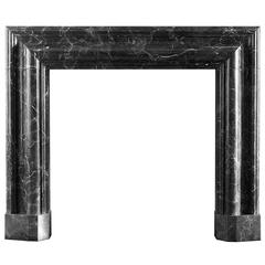 Georgian-Style Bolection in Nero Bilbao Marble