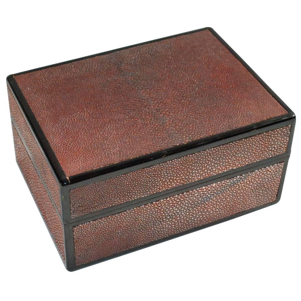 Shagreen Jewelry Box