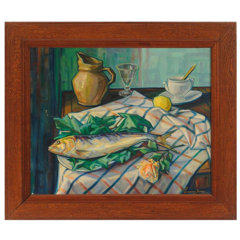 Original Still Life Painting, Signed For Sale at 1stdibs