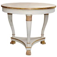 Swedish 19th Century Second Empire Painted Centre Table, circa 1880