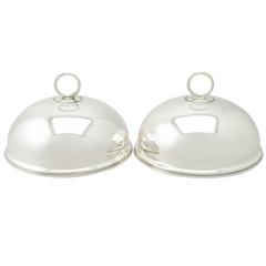 Sterling Silver Dish Covers - Antique Victorian 11