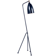 Original Black Greta Grossman Grasshopper Lamp