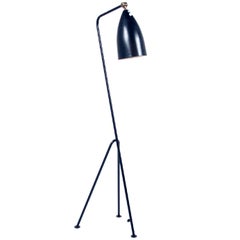 Retro Original Black Greta Grossman Grasshopper Lamp