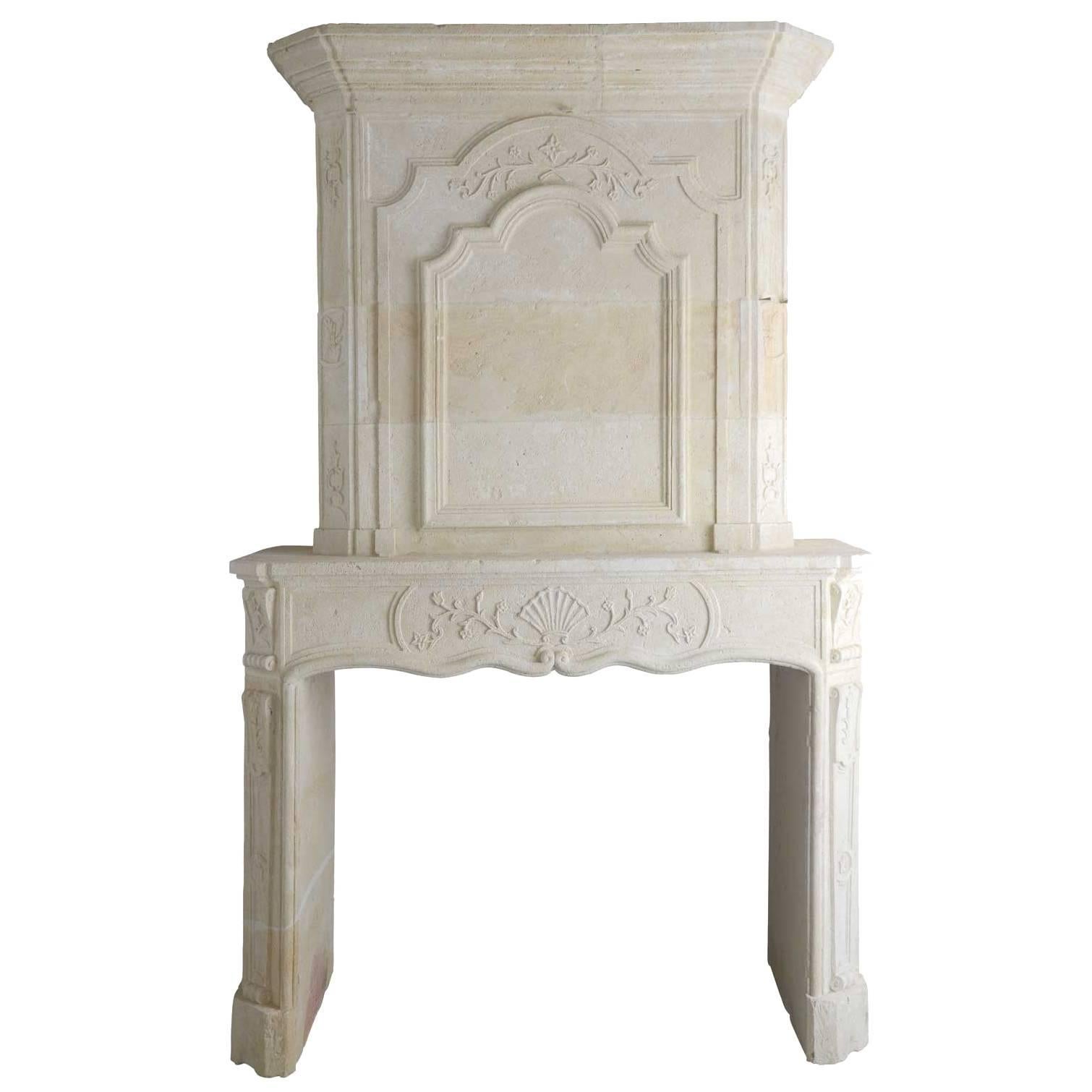 Regency Stone Fireplace, 18th Century For Sale