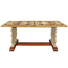 Italian 19th century Pietra Dura Center Table