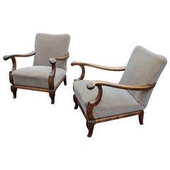 Swedish Art Deco Period Lounge Armchairs 10