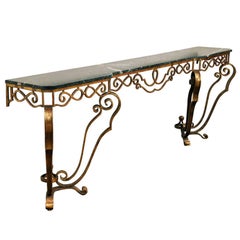 French Art Deco Console in the Style of Raymond Subes