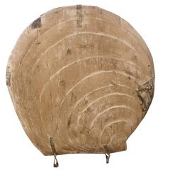 Large Wooden Clam Shell