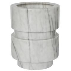 Angelo Mangiarotti Style Solid Marble Table Lamp