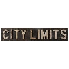 City Limits Sign