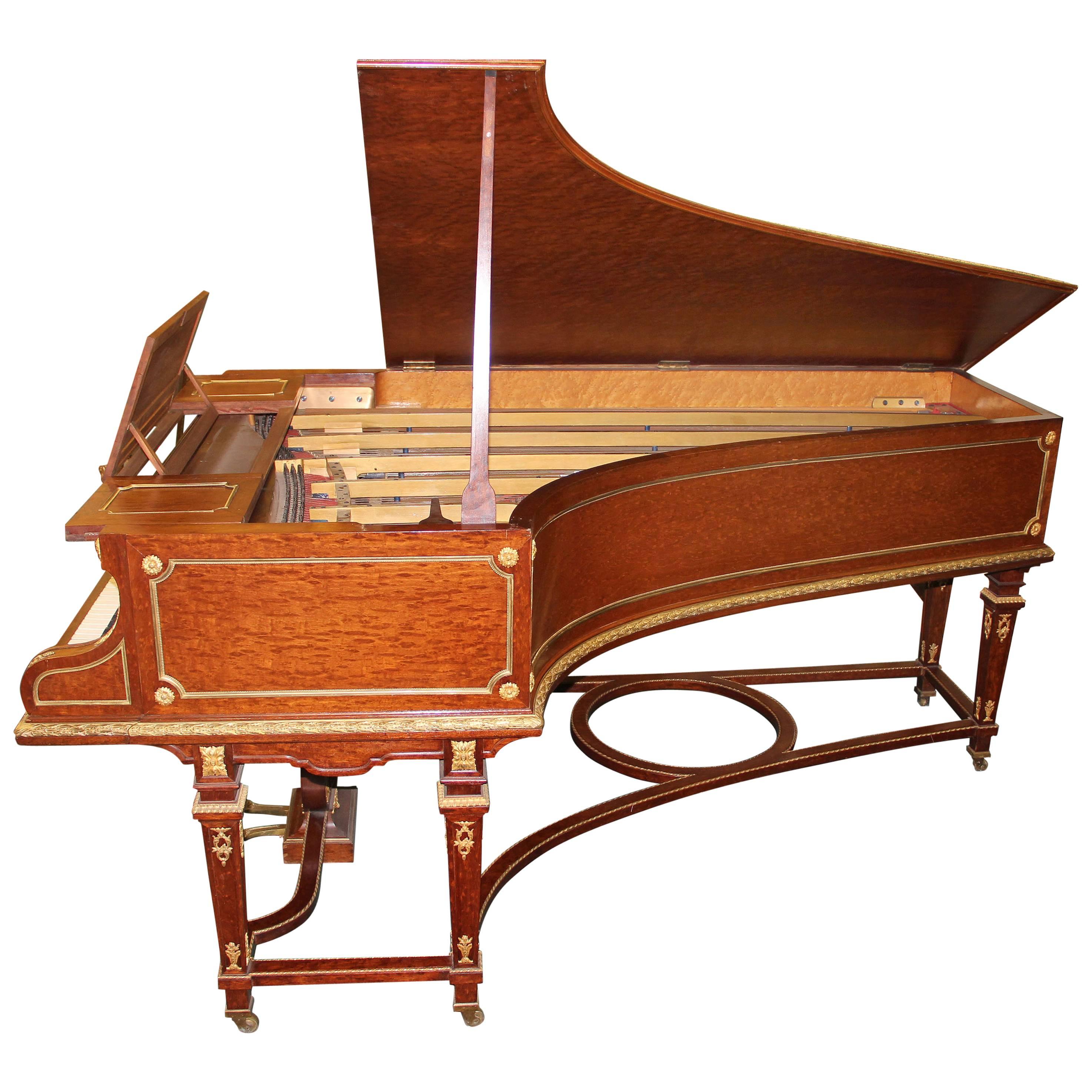 Wonderful Turn-of-the-Century Gilt Bronze-Mounted Grand Erard Piano