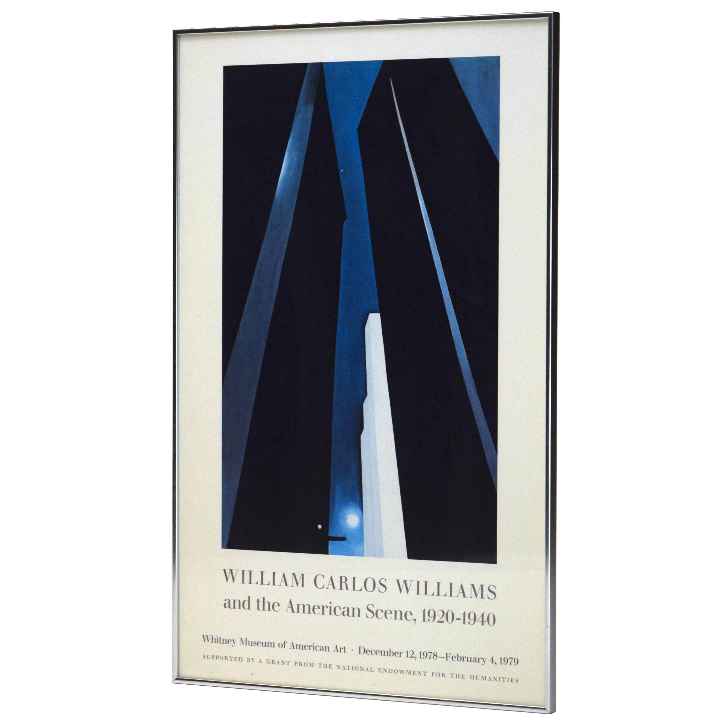 Rare Georgia O'Keeffe City Night Whitney Museum 1978 Exhibit Poster