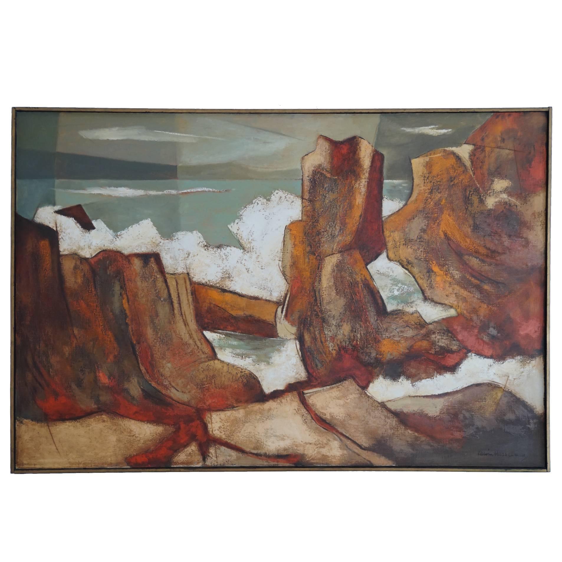 1960s Oil Painting by Darwin Musselman For Sale