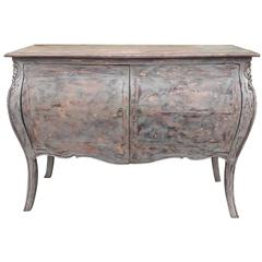 Bombay Chest, French Louis XV Farmhouse Chic Two-Door Chest
