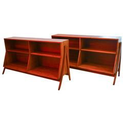 Pair of 1958 Drexel Declaration Bookcases by Kipp Stewart & Stewart MacDougall