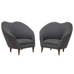 Pair of armchairs by Federico Munari