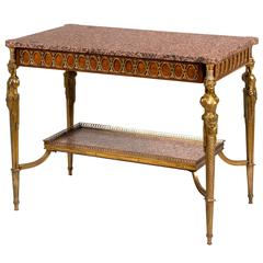 Louis XVI Style Ormolu and Marble Mounted Etagere 4