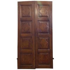 Antique Walnut Double Door 8