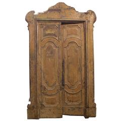 Antique Lacquered Double Door