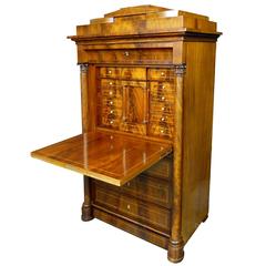 19th Century Biedermeier Danish Bureau Secretary 5