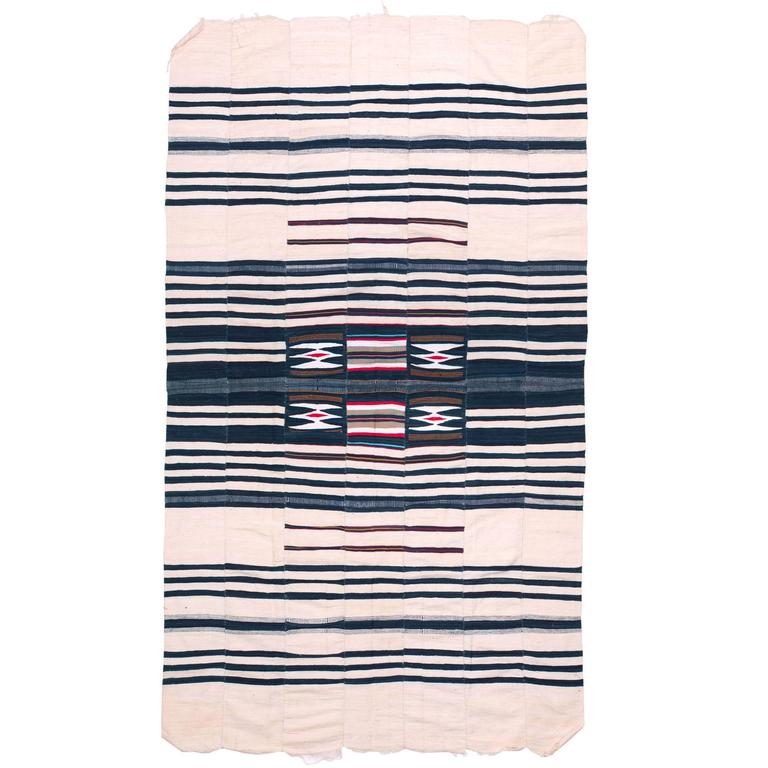 Antique West African Cotton Blanket For Sale at 1stdibs