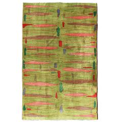 Mid-Century Modern Design Turkish Carpet 12