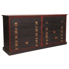 Hand-Painted Turn of the Century Chest